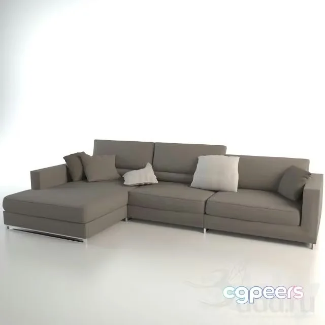 3ds Max Free – Modern Sofa With Textures