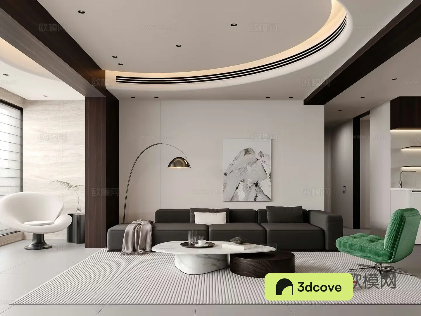 Modern Italian dining room