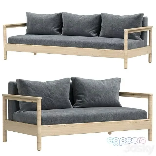 3ds Max Free – Sofa Varaschin Bali