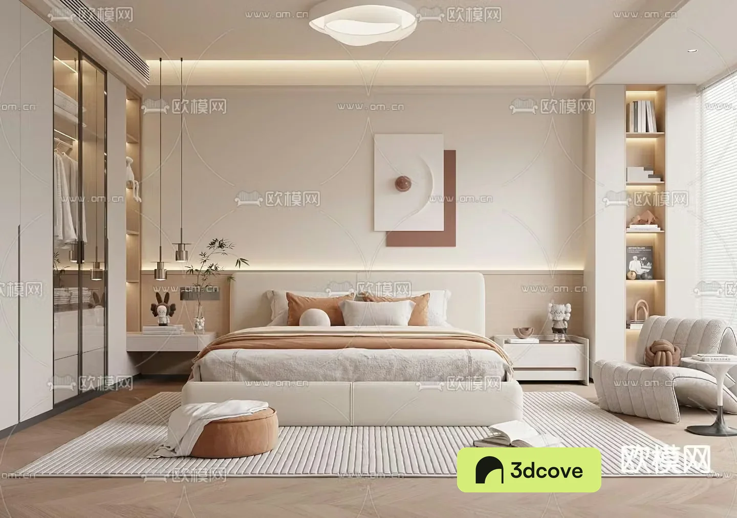 Creamy Bedroom Master Bedroom