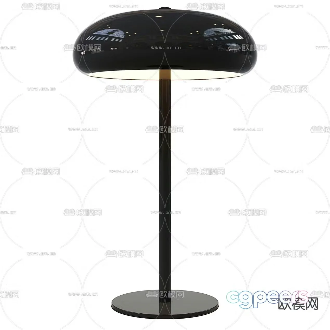 FLOS modern light luxury table lamp 3d model