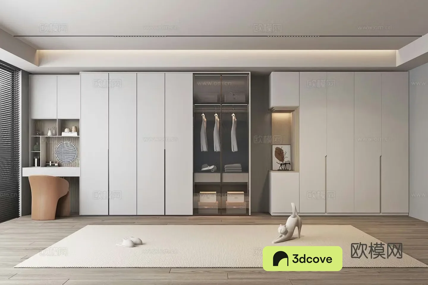 modern wardrobe