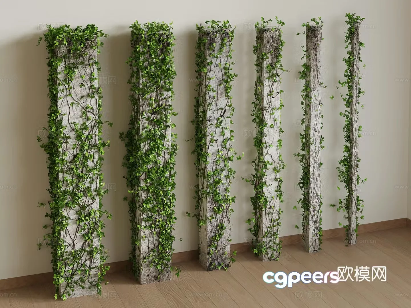Vine Modern vine climbing vine 3d model