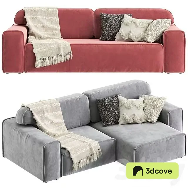 Straight and Corner Sofa