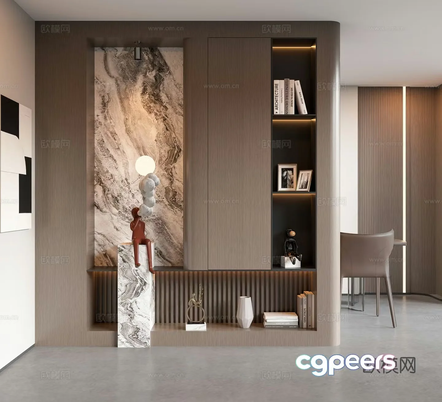 Italian style entrance hall 3D model