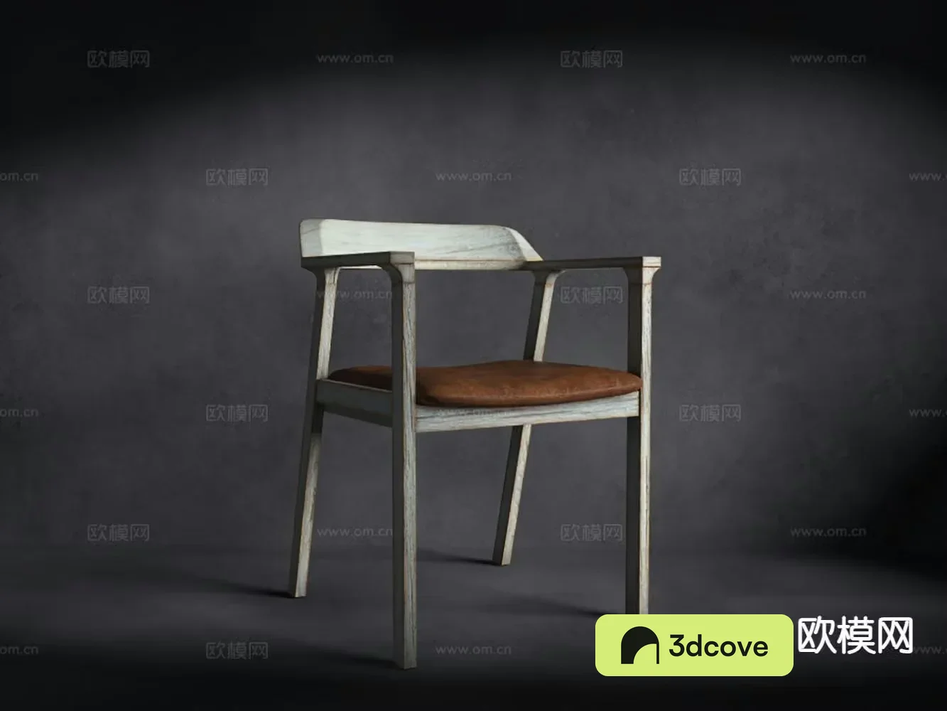 Single chair solid wood chair tea chair leisure chair