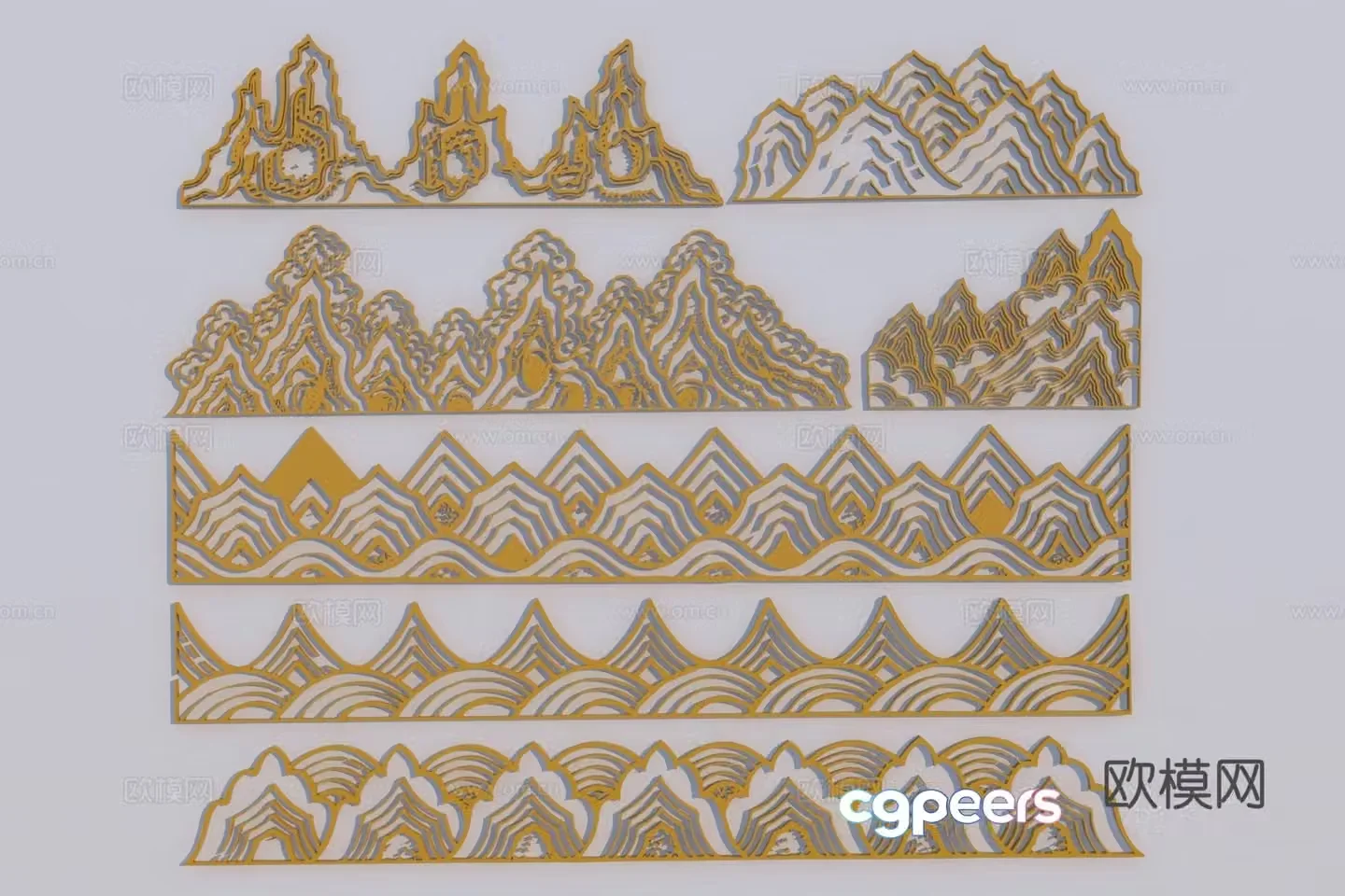New Chinese carving 3D model