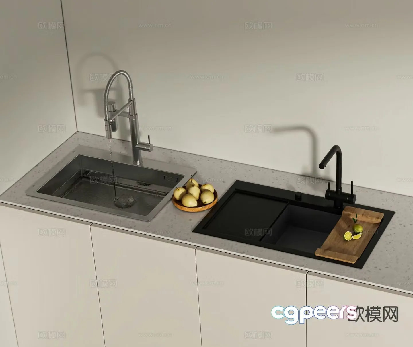 kitchen sink sink 3d model