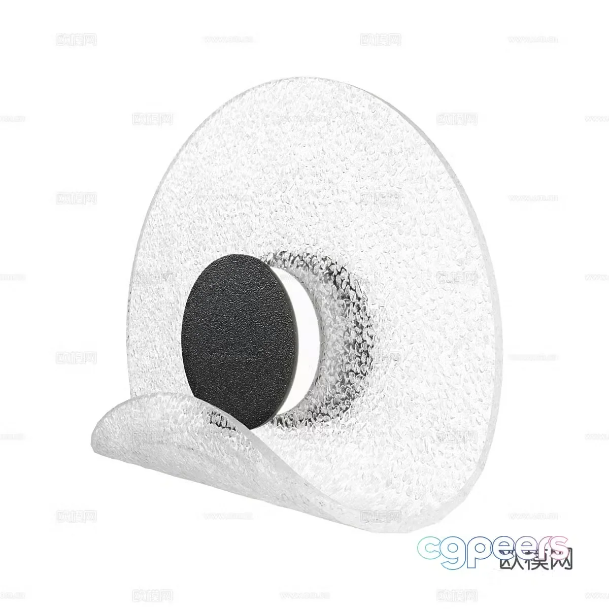 Modern simple wall lamp wall lamp simple wall lamp decorative wall lamp circular wall lamp glass wall lamp 3d model