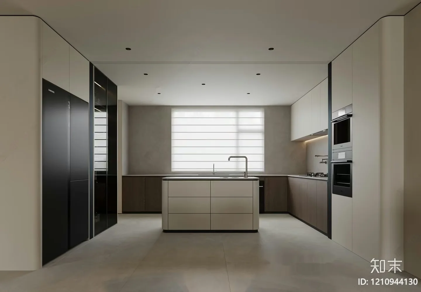 Modern Kitchen 3D Model – 19840 – VRAY Render