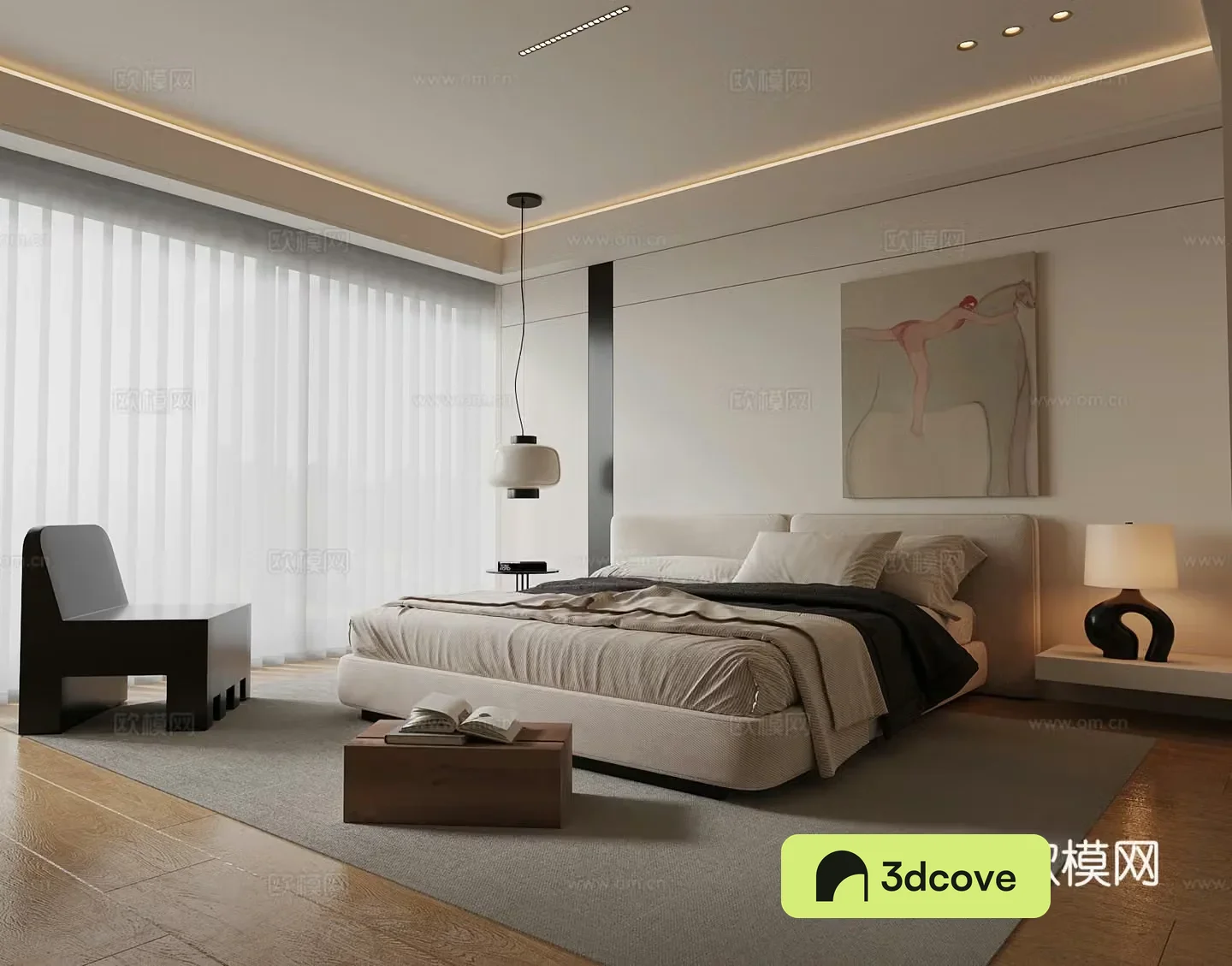 Modern bedroom