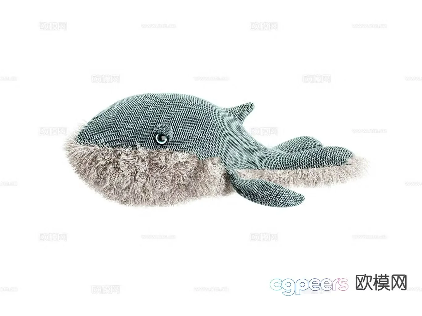 Children’s toys whale doll 3d model