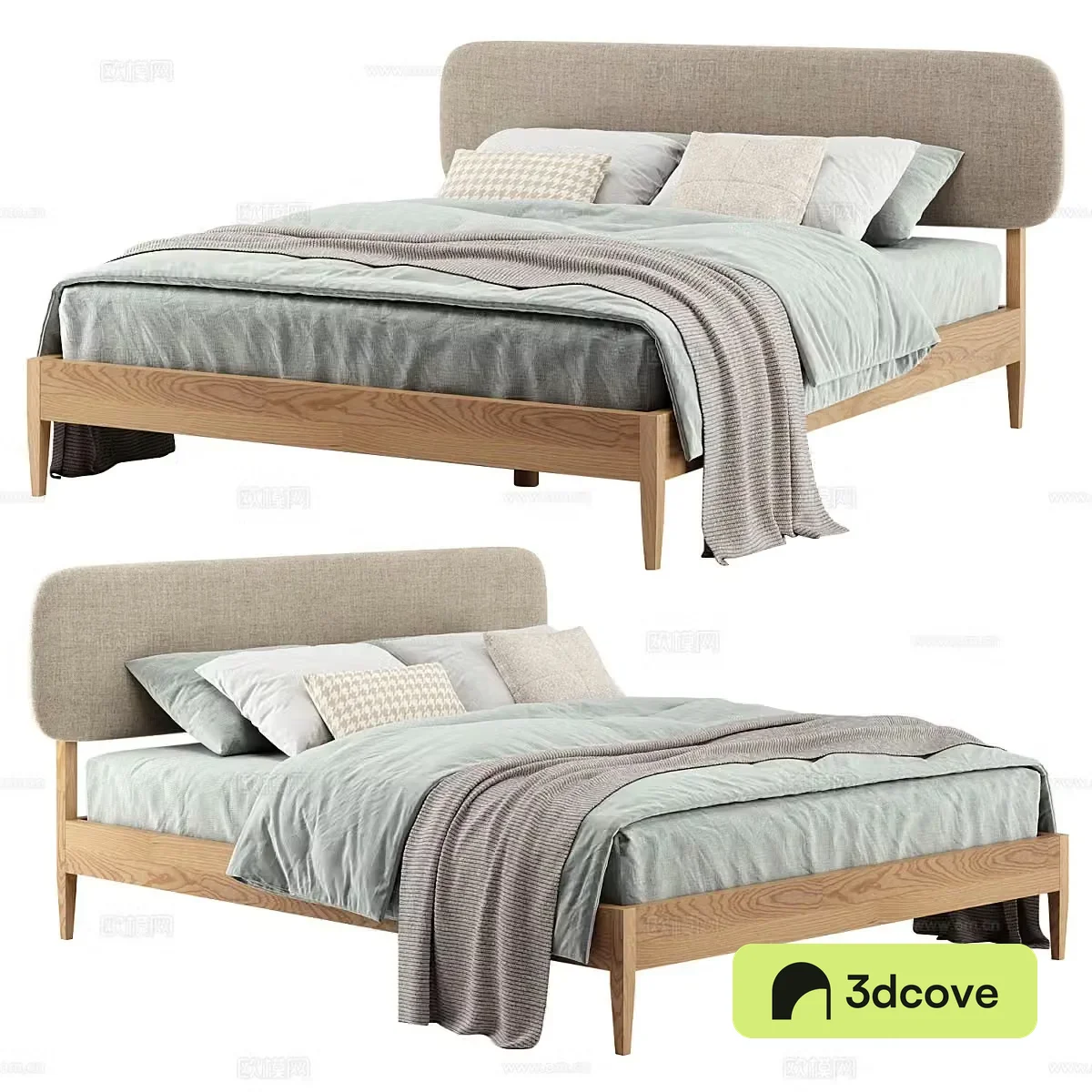 Nordic double bed
