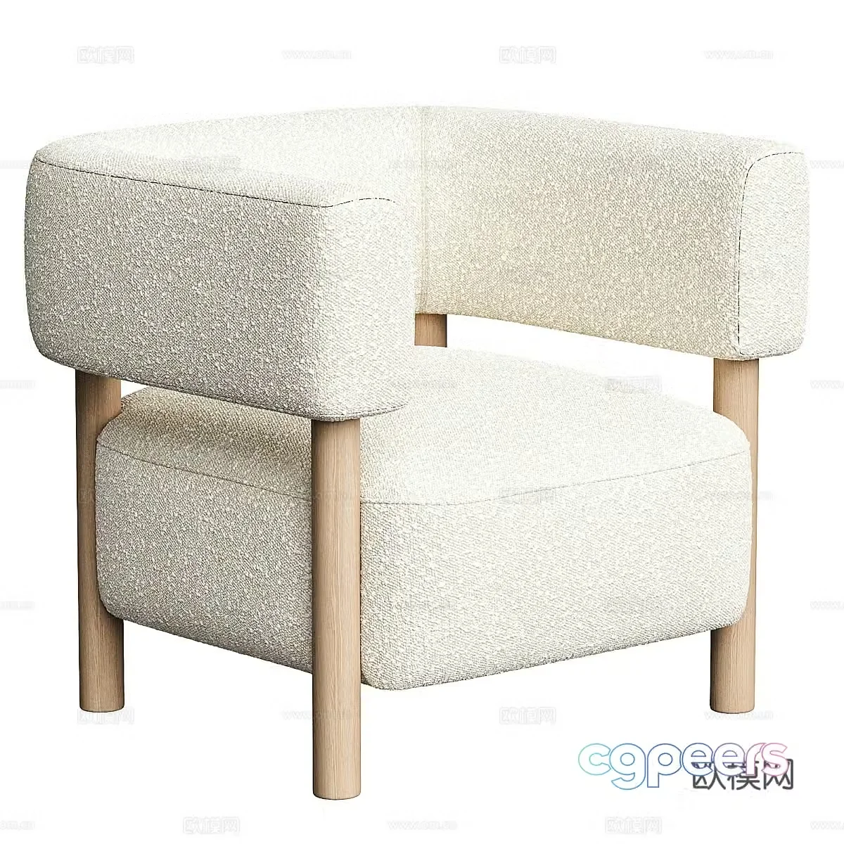 KARIMOKU’s armchair N-S033d model