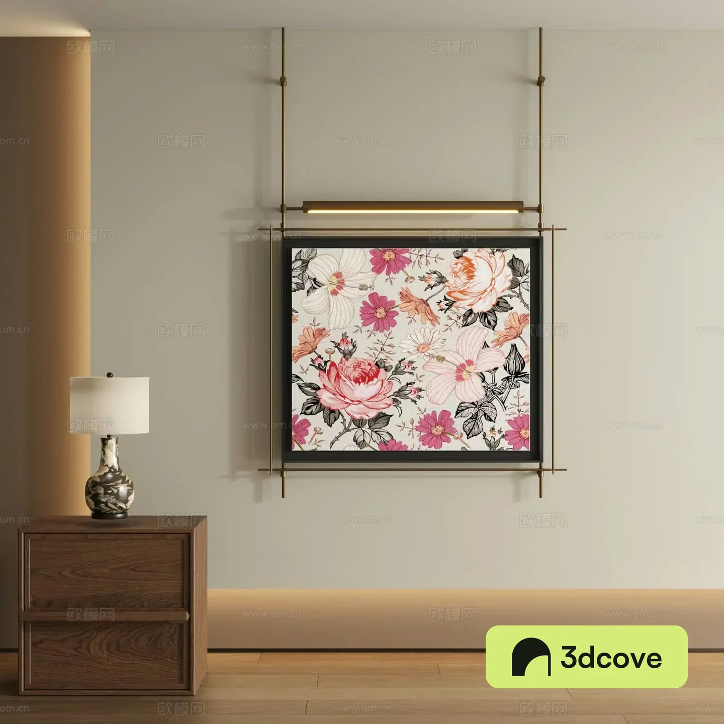 Modern boom decorative painting