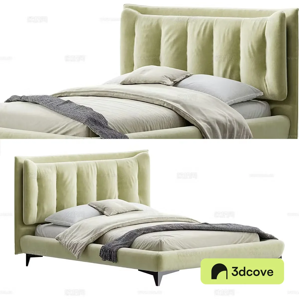 Modern Italian Eden Fabric Children’s Bed