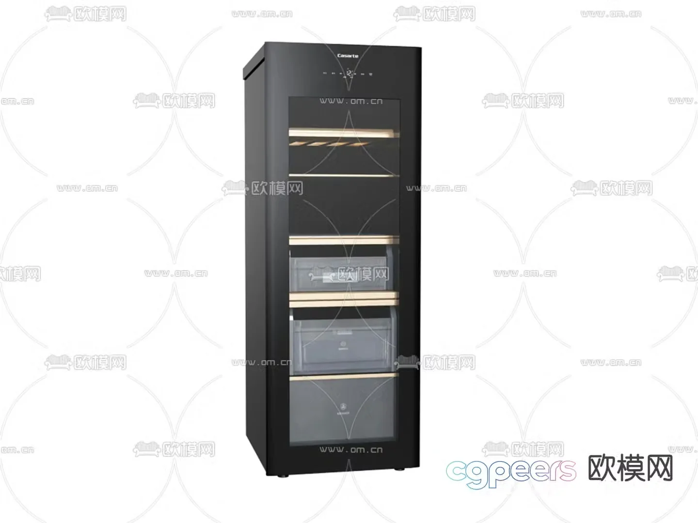 Ice bar bar cabinet 3d model