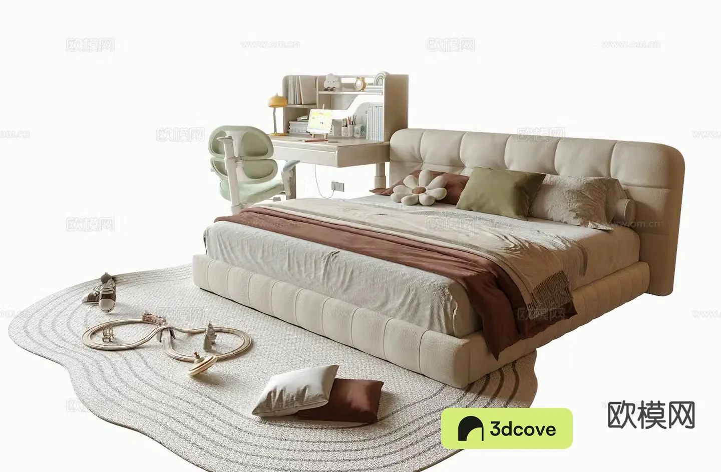 Modern children’s bed double bed