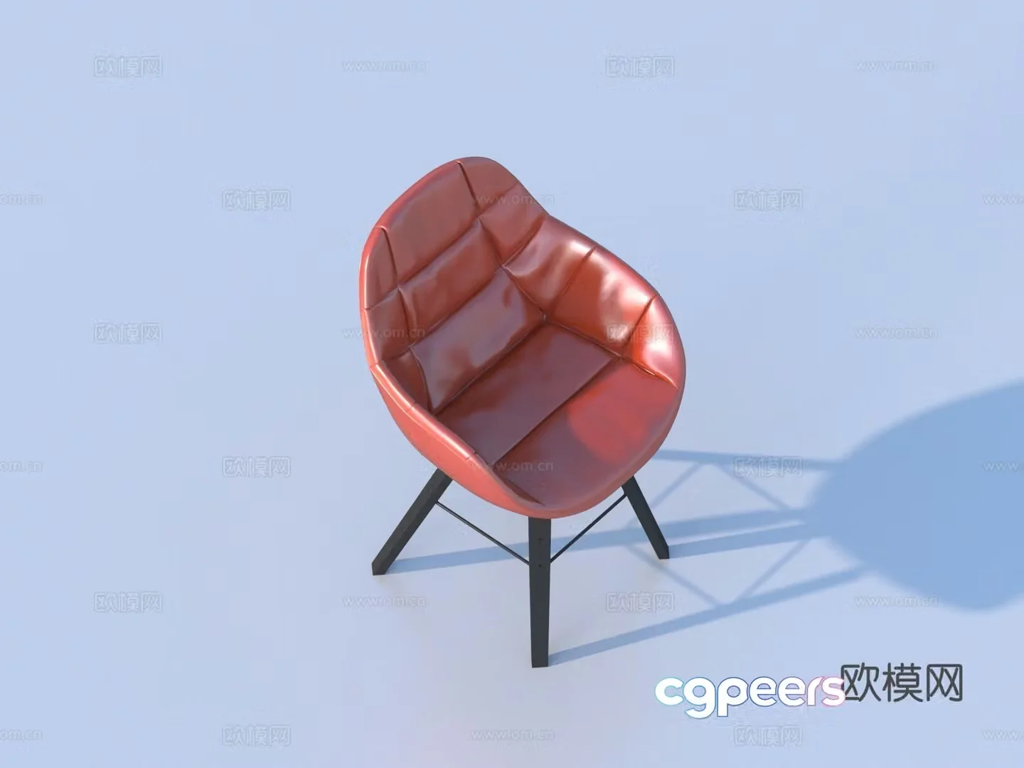 Sofa chair Minimalist leisure chair 3d model