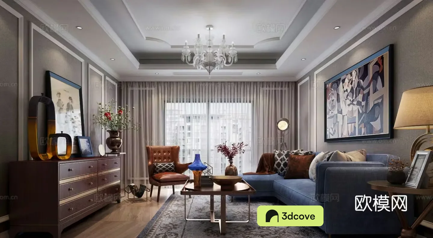 European style living room
