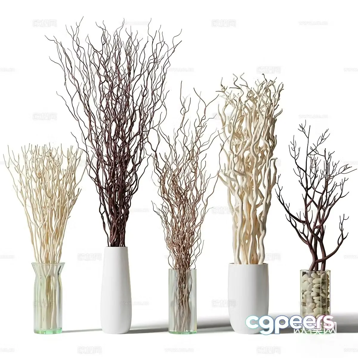 Vase flowers 3d model