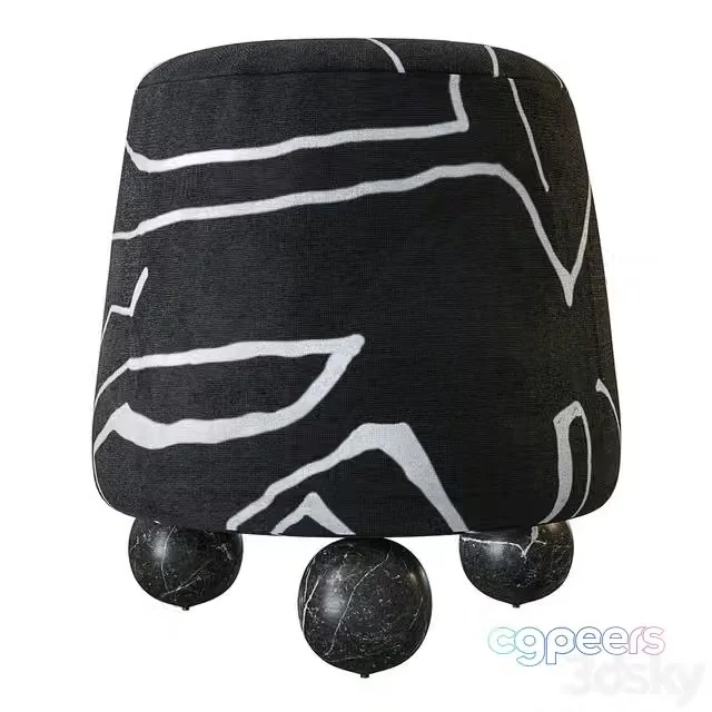 3ds Max Free – Isac pouffe by Corner Design
