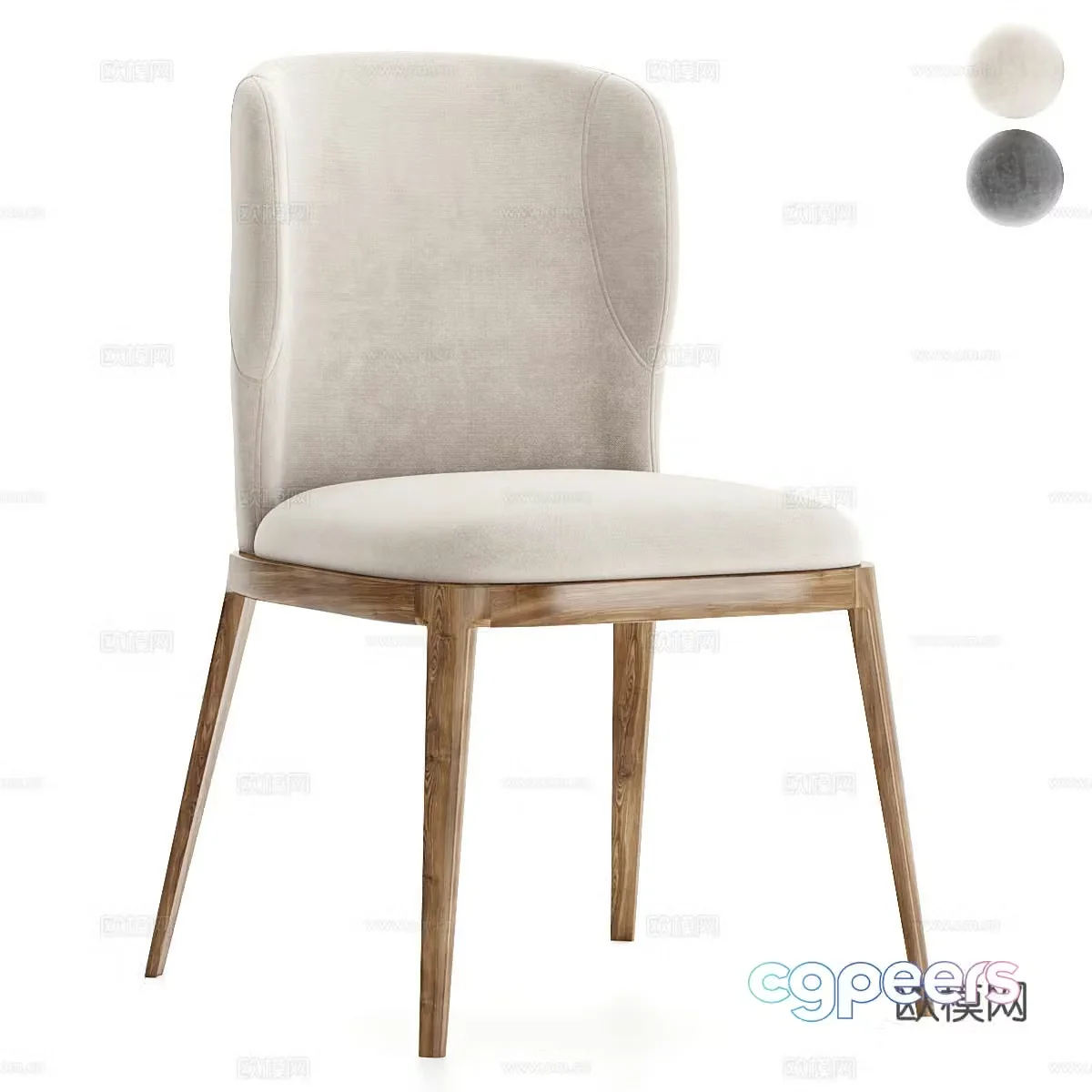 Dining chair 3d model