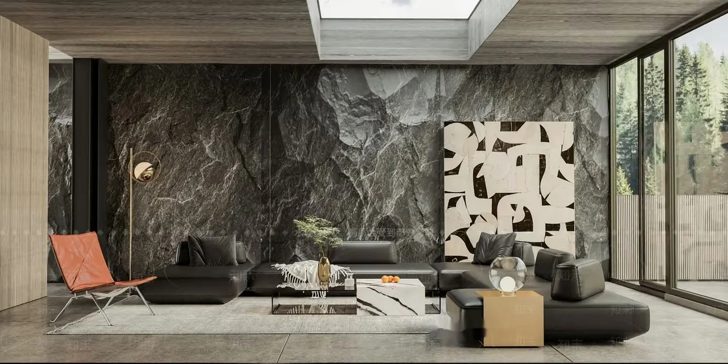 Modern Living Room 3D Model – 435 – VRAY Render