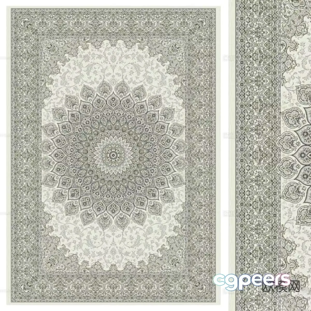 American pattern carpet 3d model