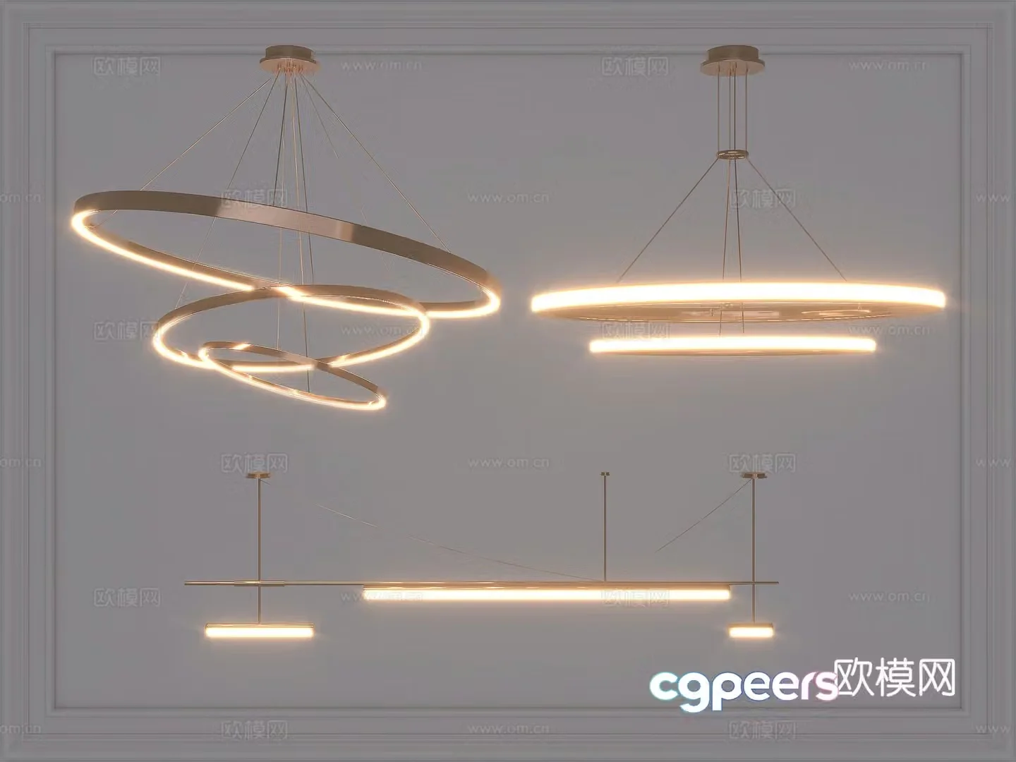Lamps Chandelier Lighting Decorative Lights 3D Model