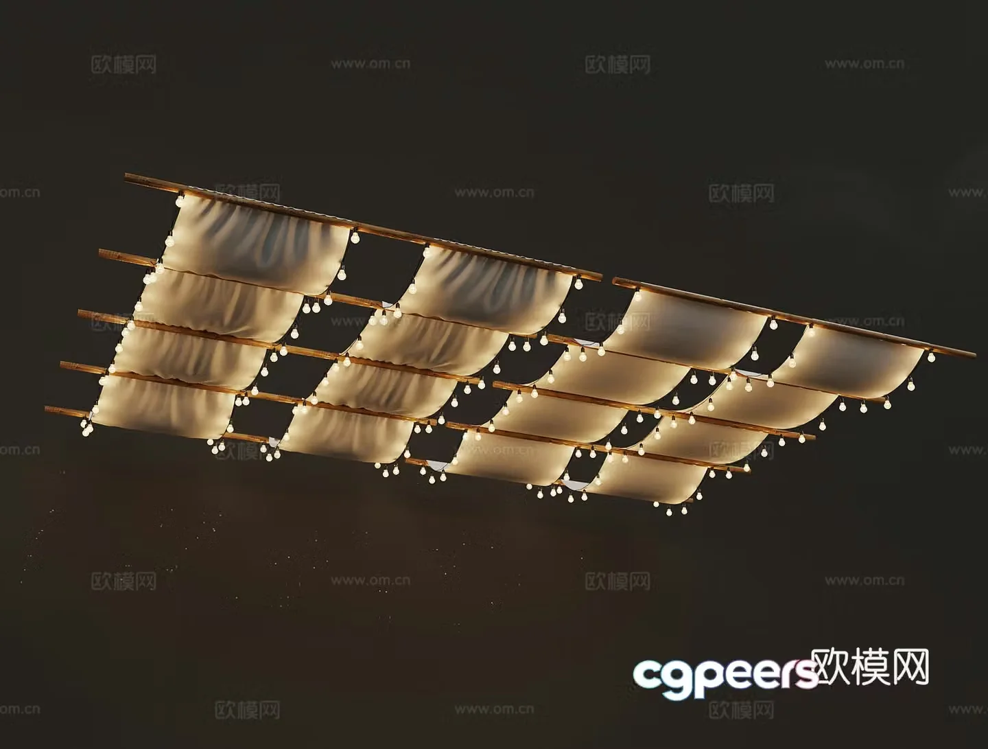 Modern ceiling 3d model