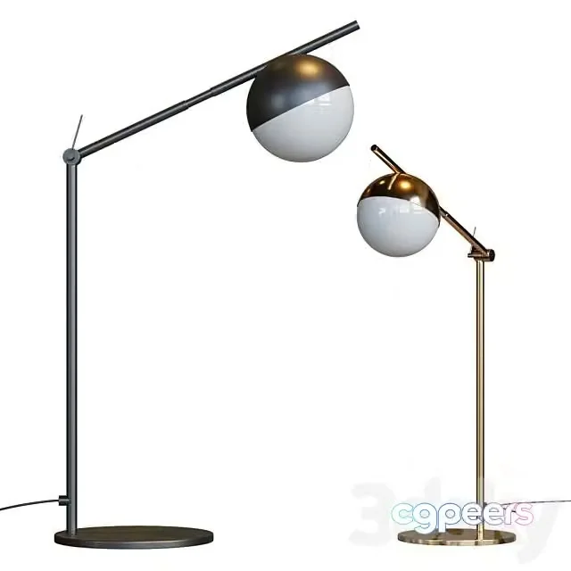 3ds Max Free – Contina Swing Arm Table Lamp