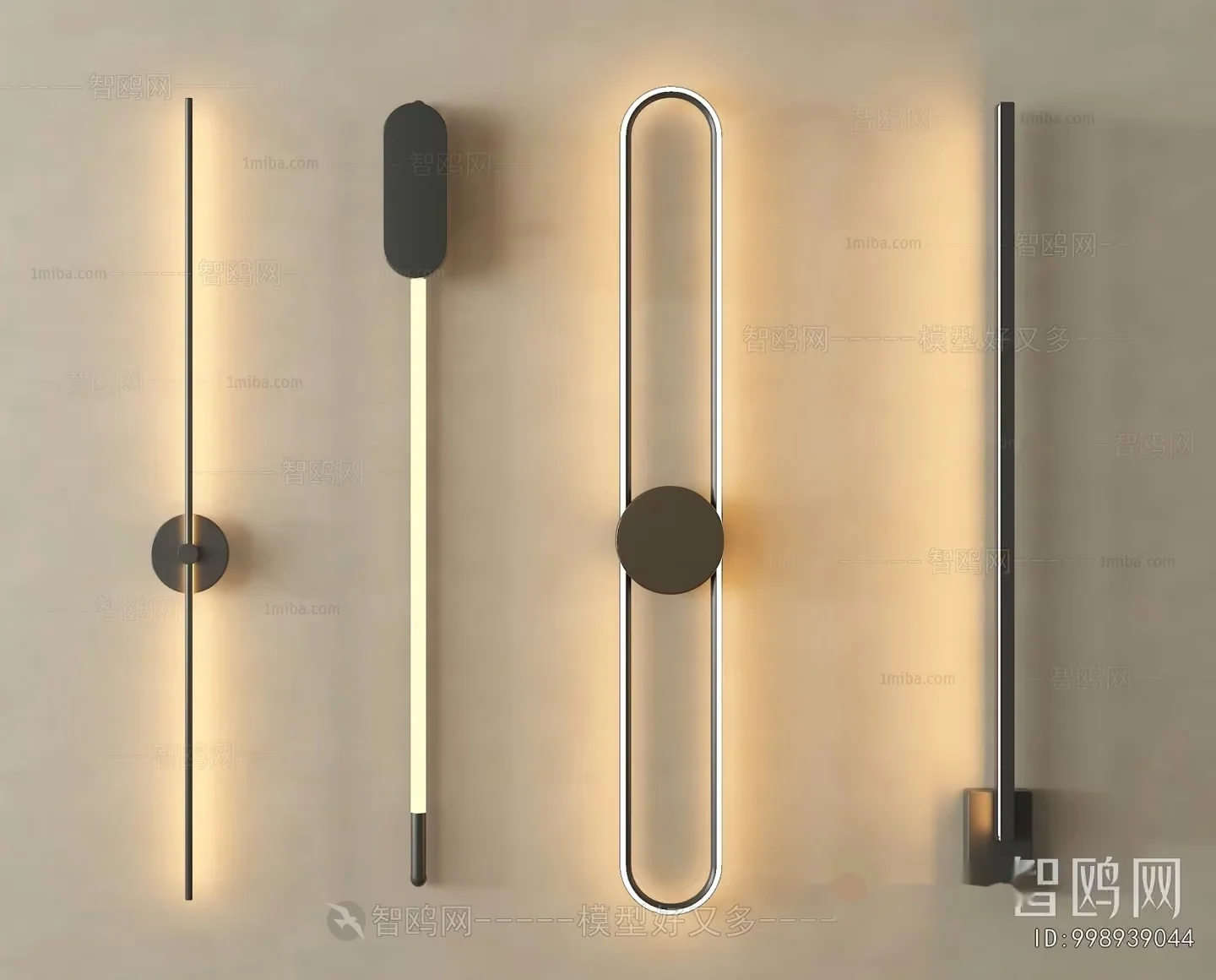 Modern Light Fixtures 3D Model – 3746 – VRAY Render
