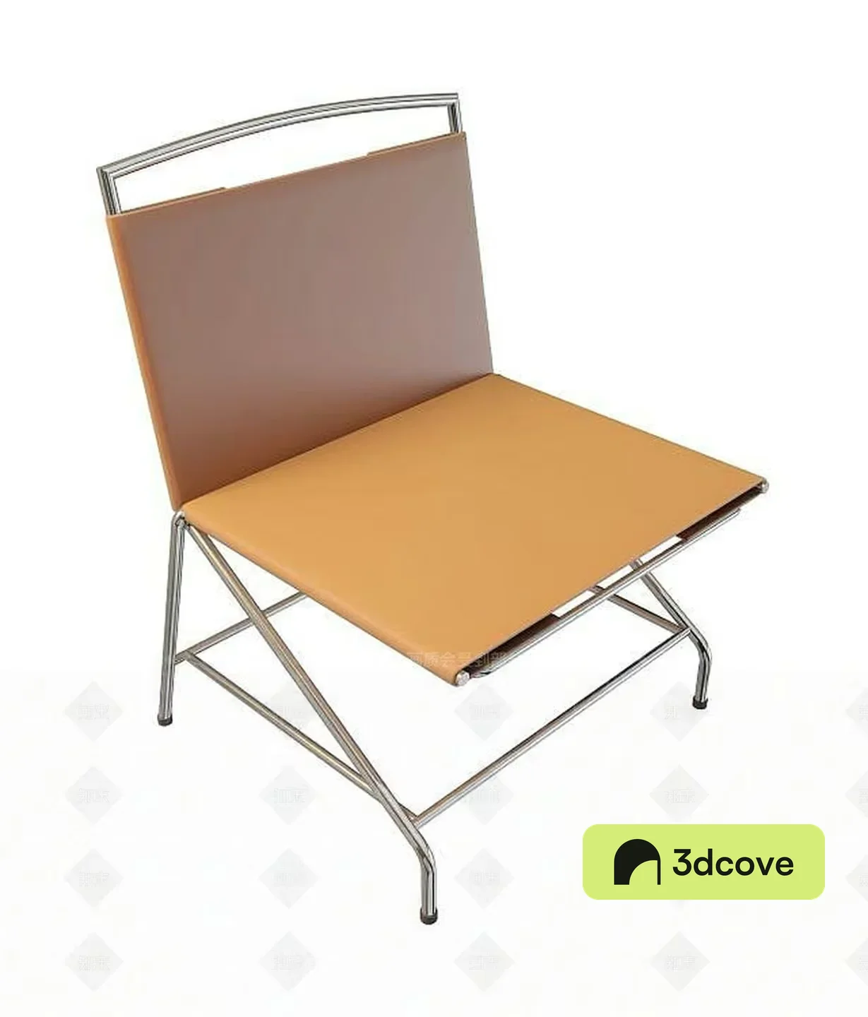 Brown And Silver Chair