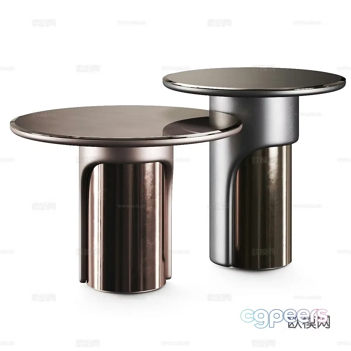 Modern Italian harper side 3D model