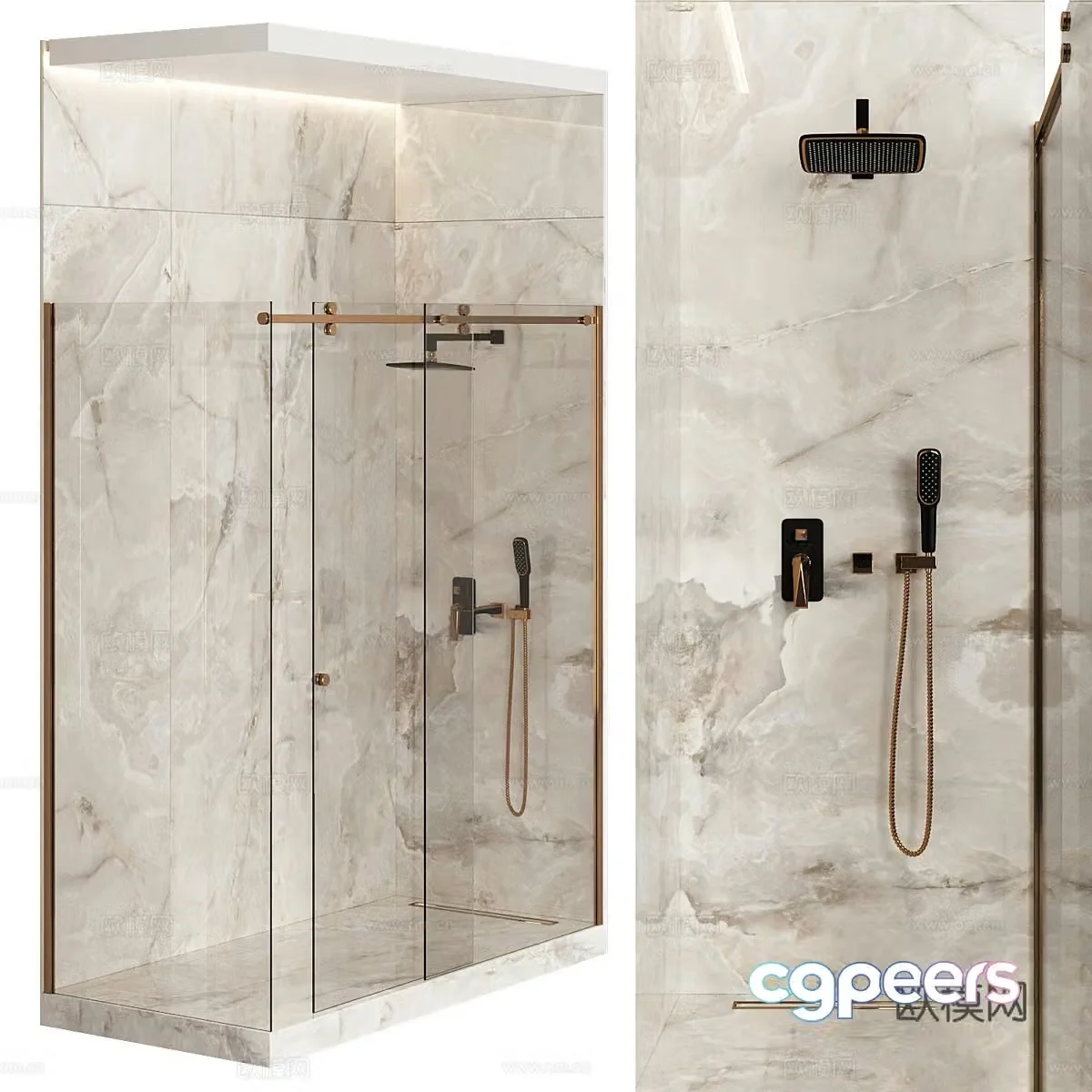 Shower room 3d model