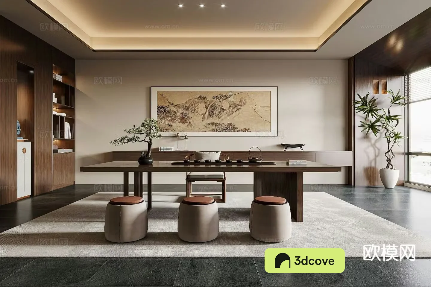 New Chinese tea room
