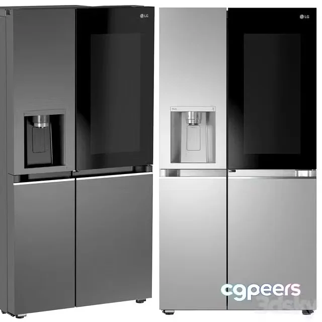 3ds Max Free – Refrigerator LG GC-X257CAEC