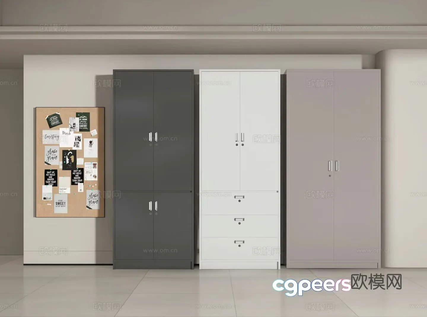 File cabinet 3d model