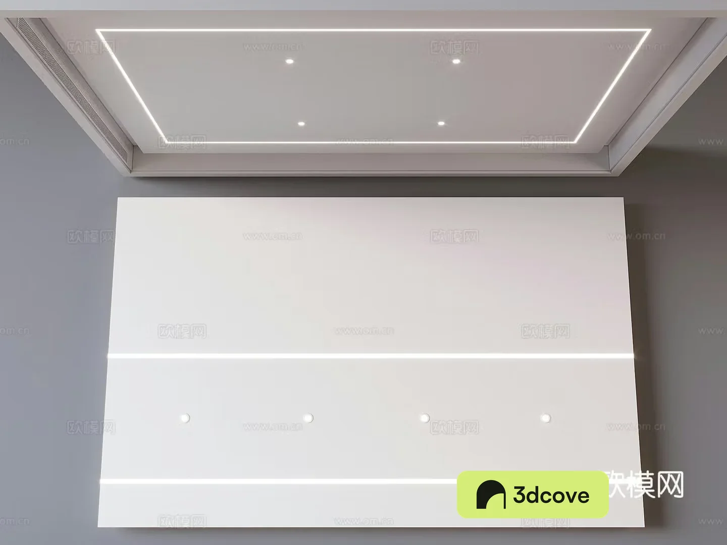 Ceiling without main light suspended ceiling line light suspended ceiling