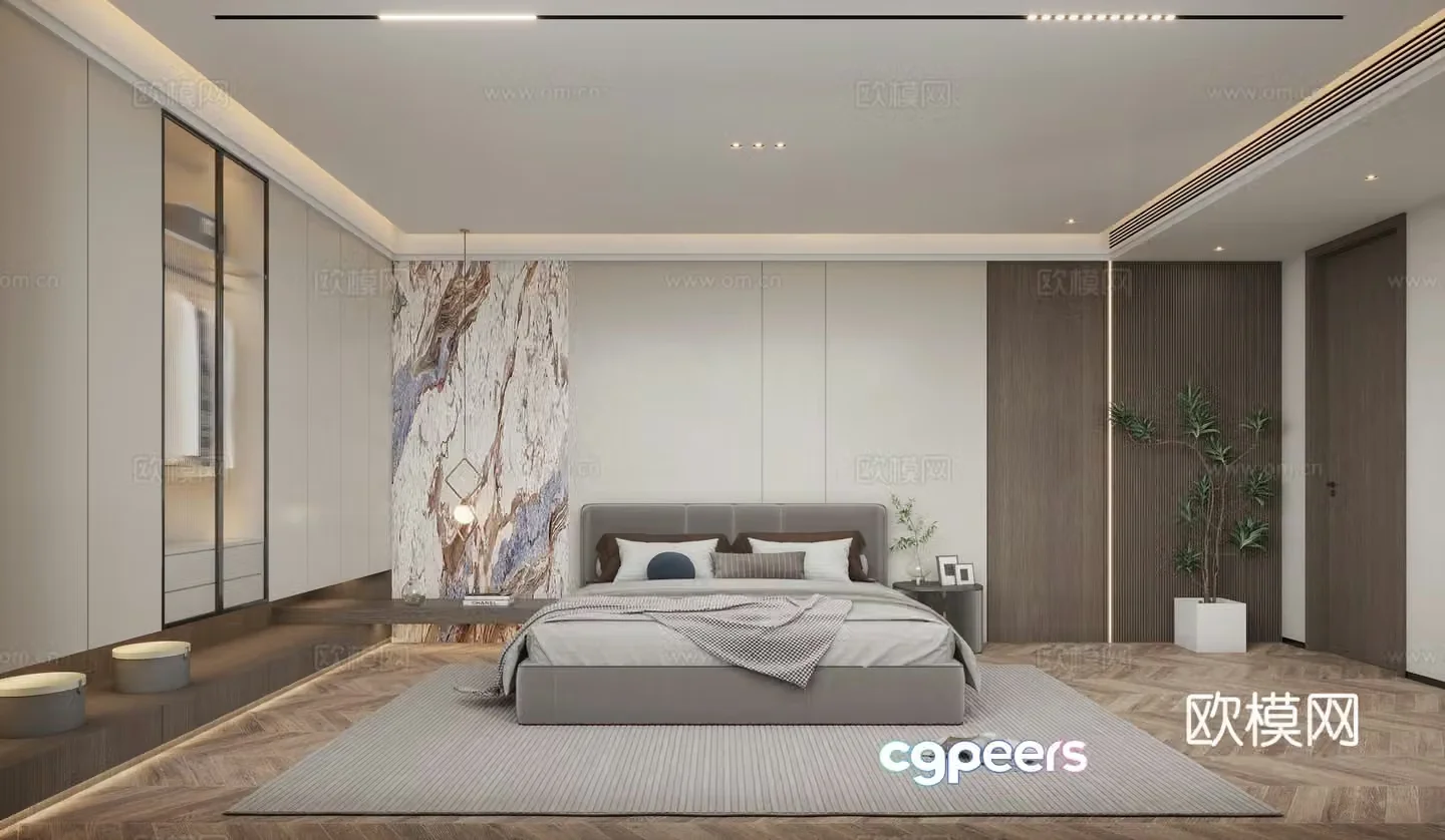 Bedroom Cloakroom 3d model