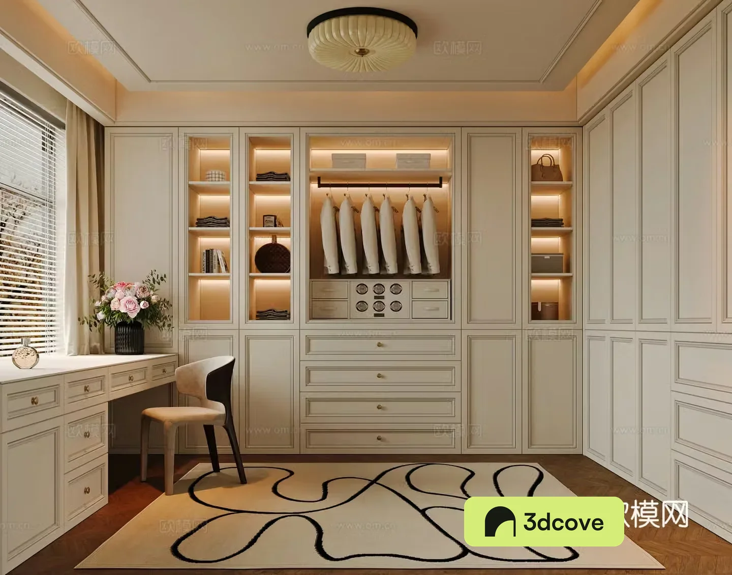 French cloakroom