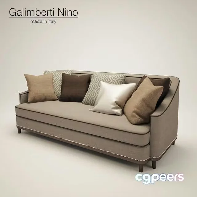 3ds Max Free – Sofa GALIMBERTI NINO GRACE