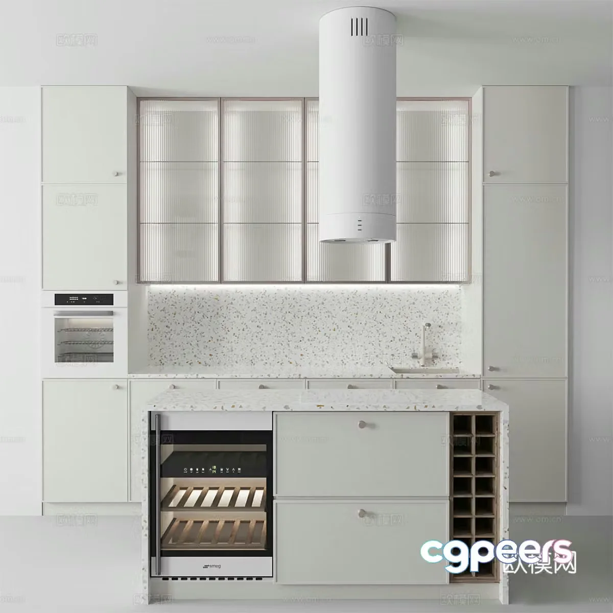 Modern cabinet 3d model