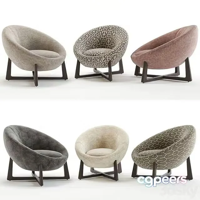 3ds Max Free – Baker Pod Lounge Chair