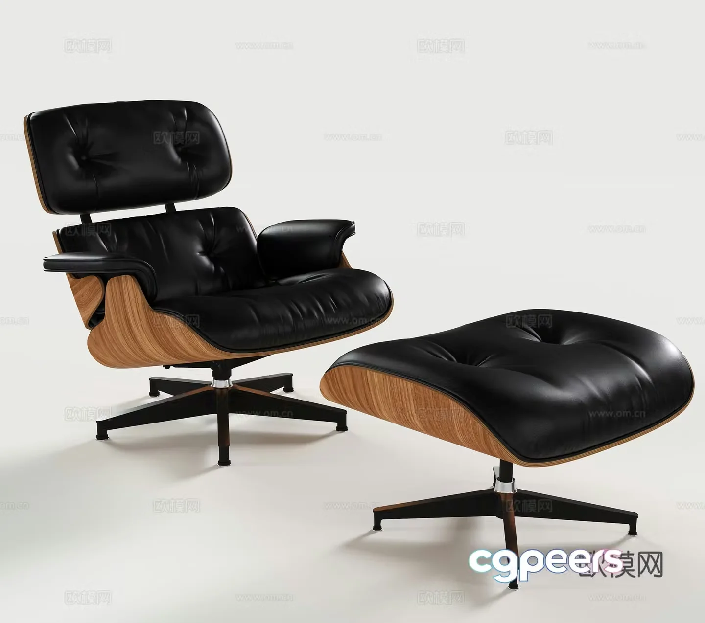 Modern lounge chair 3d model