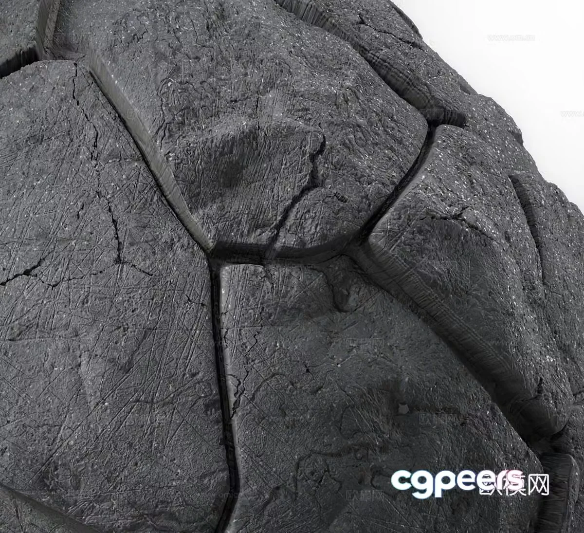 Foreign 4k seamless stone wall material seamless stone wall background wall stone spliced â€‹â€‹stone 3d model