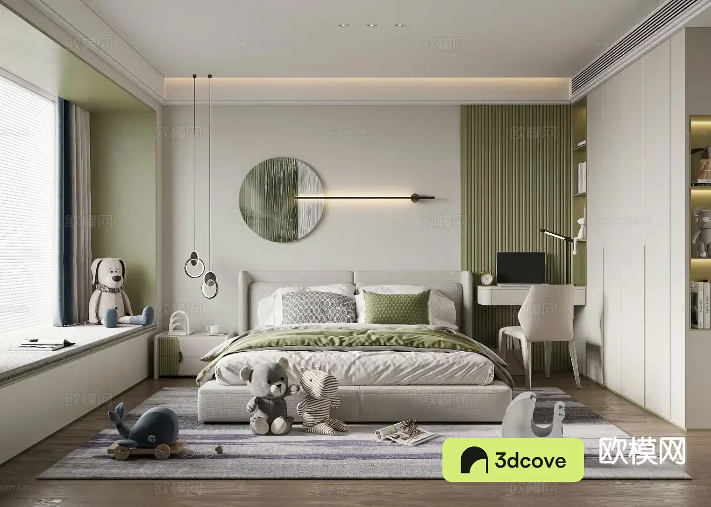 Modern children’s room boy’s room kid’s room