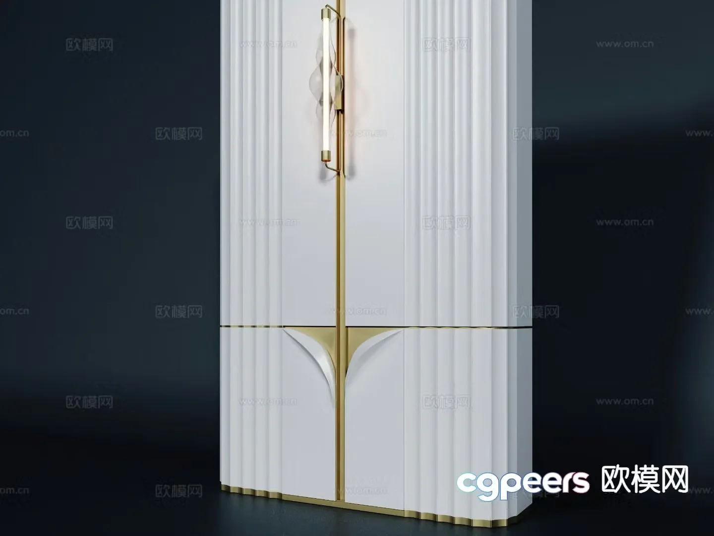 Modern wall light 3d model