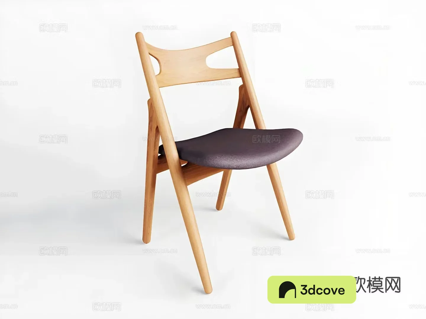 Japanese style chair dining chair single chair